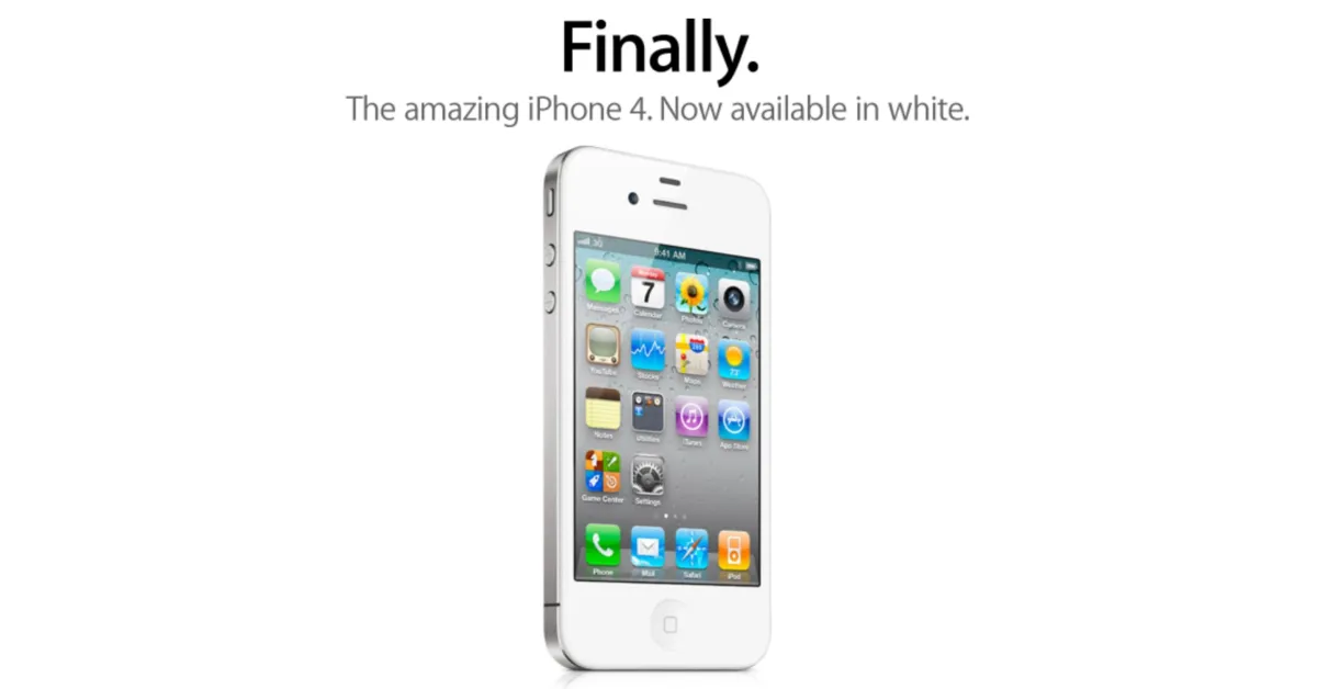 Hace 15 años, Apple finalmente lanzó el iPhone 4 blanco con más de 300 días de retraso.