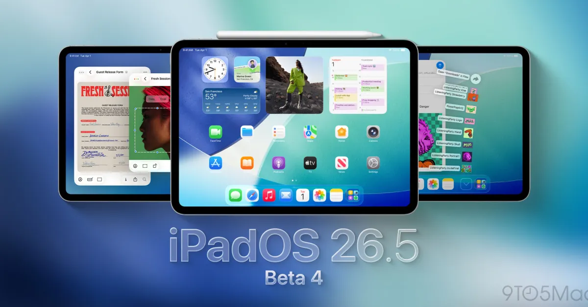 Apple, iPadOS 26.5, tvOS 26.5 ve Diğerleri İçin Beta 4'ü Yayınladı