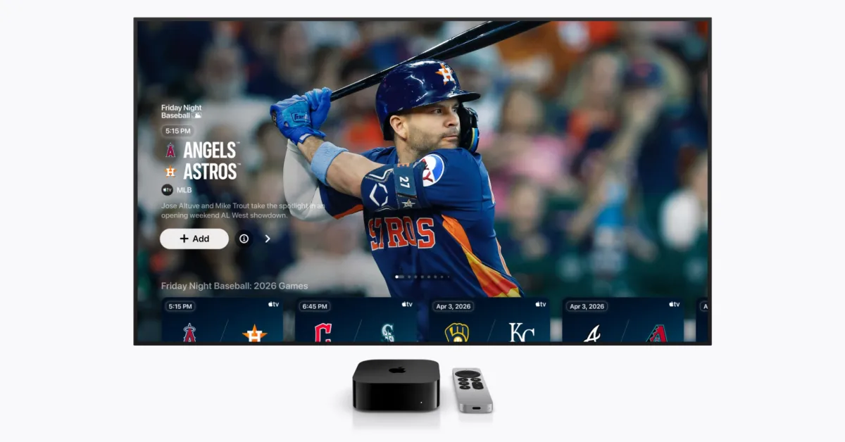 Apple TV'de Major League Baseball yakında geri dönüyor, işte gelecekler