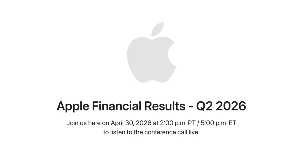 Métodos para escuchar en vivo la llamada de ganancias de Apple del segundo trimestre de 2026