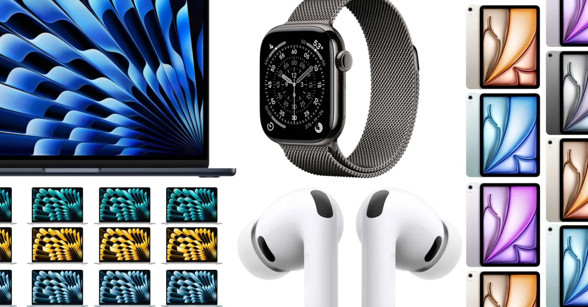 Opportunities: $219 off M5 MacBook Air, $300 off iPad Air, 24GB M5 MacBook Pro, $160 off Apple Watch Series 11, and more