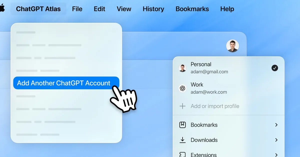 OpenAI’nin Atlas tarayıcısı birden fazla ChatGPT hesabını destekliyor