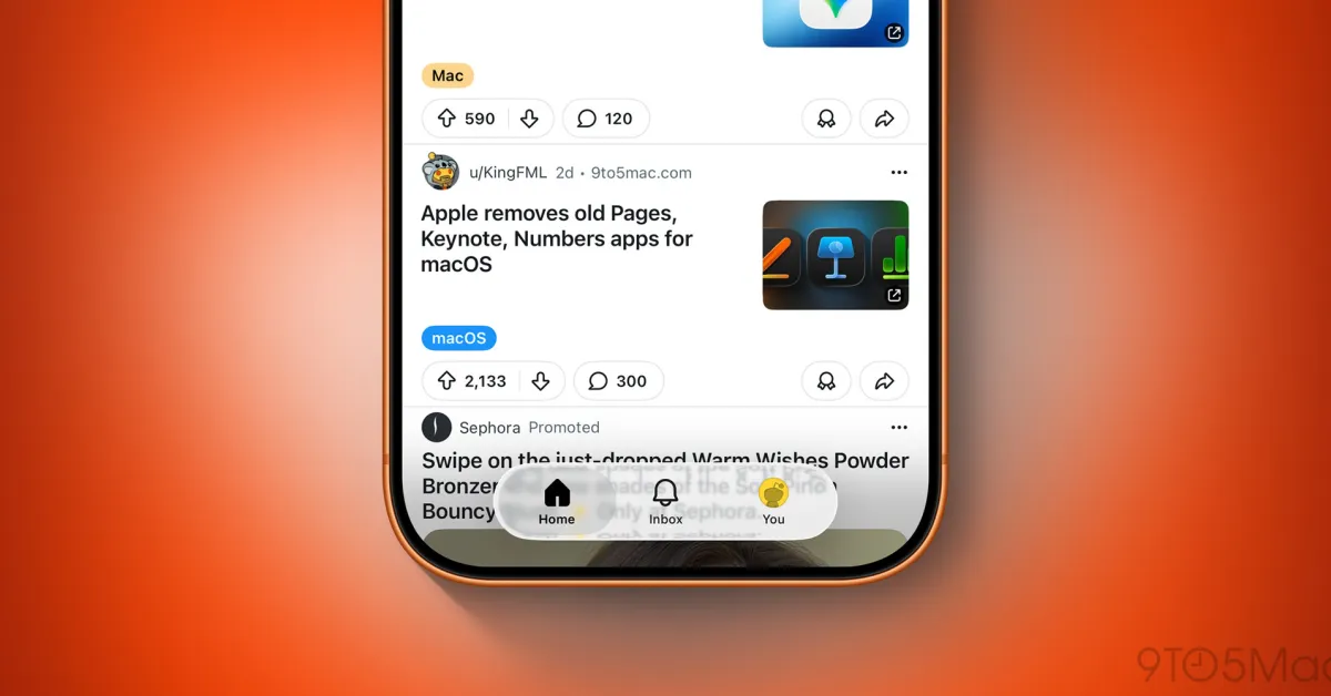 L'application iOS de Reddit ajoute bientôt Liquid Glass, voici à quoi cela ressemble