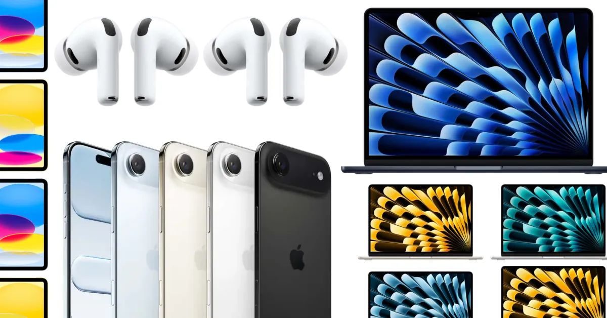 New Unlocked iPhone Air $150 off, MacBook Air up to $300 off, 24GB M5 MacBook Pro, iPad $299, and more