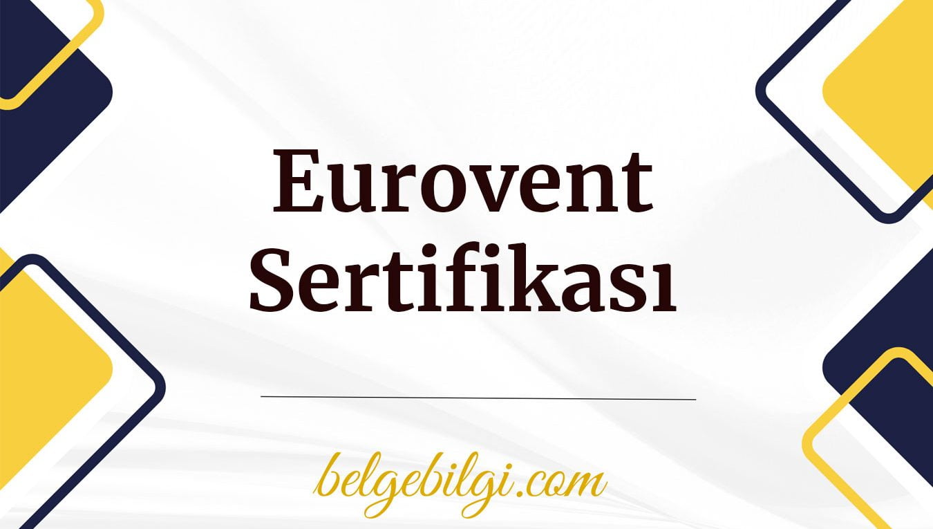 eurovent sertifikasi