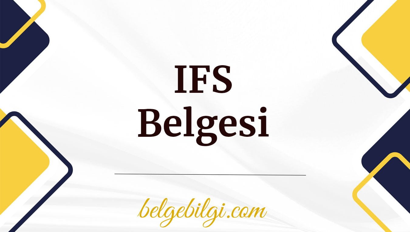 ifs belgesi