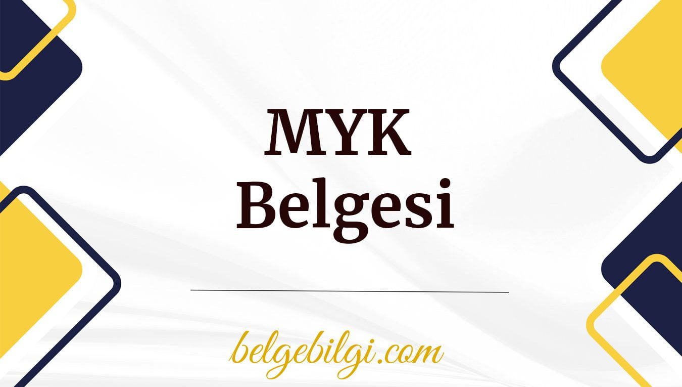 mesleki yeterlilik belgesi